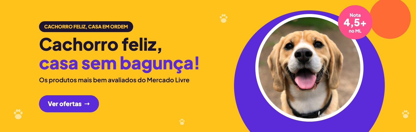 Cachorro feliz, casa sem bagunça: os produtos mais bem avaliados do Mercado Livre