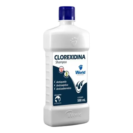 Shampoo Clorexidina World 500 ml