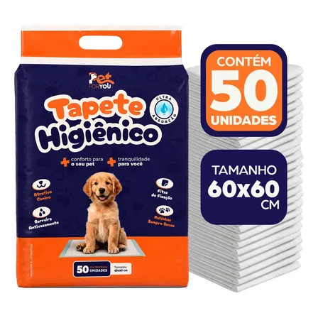 Tapete Higiênico 60x60 (50 un.)
