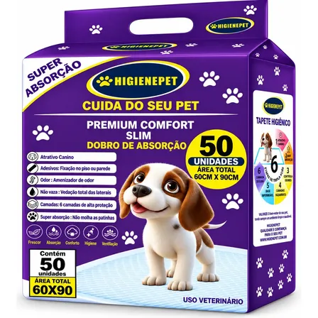 Tapete Higiênico Higienepet 60x90 (50 un.)